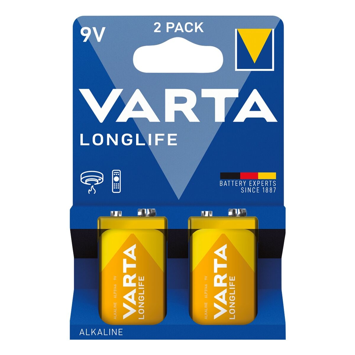 Varta 2er-Pack Batterien »LONGLIFE« E-Block / 6LP3146