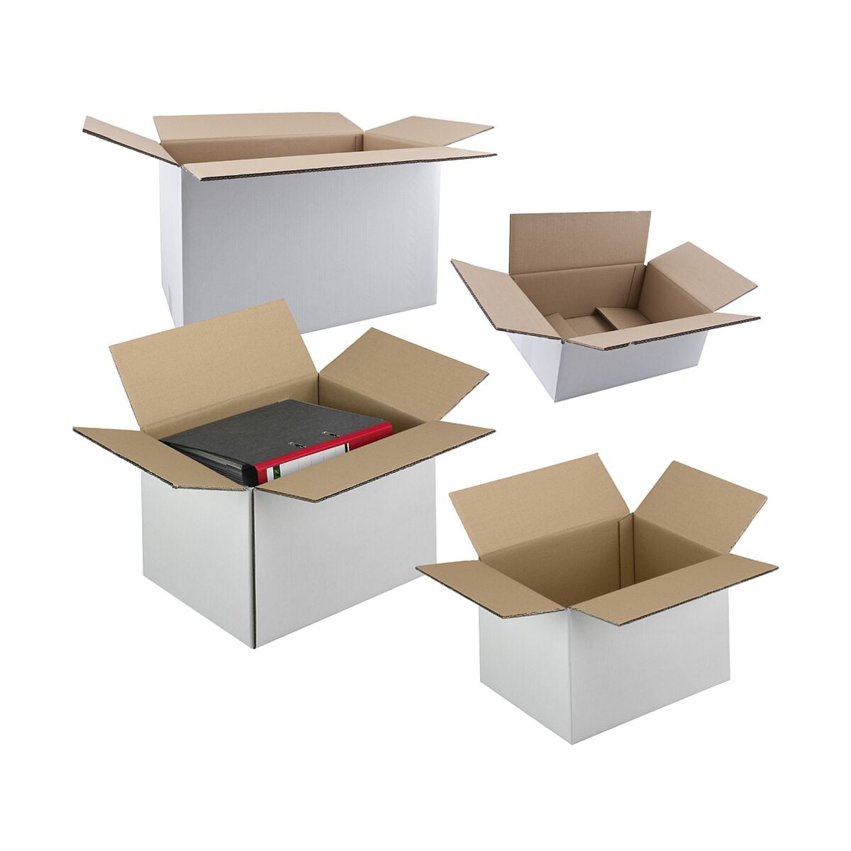 Nestler 20 Wellpapp-Faltkartons - 61.3 x 36.3 x 37.8 cm