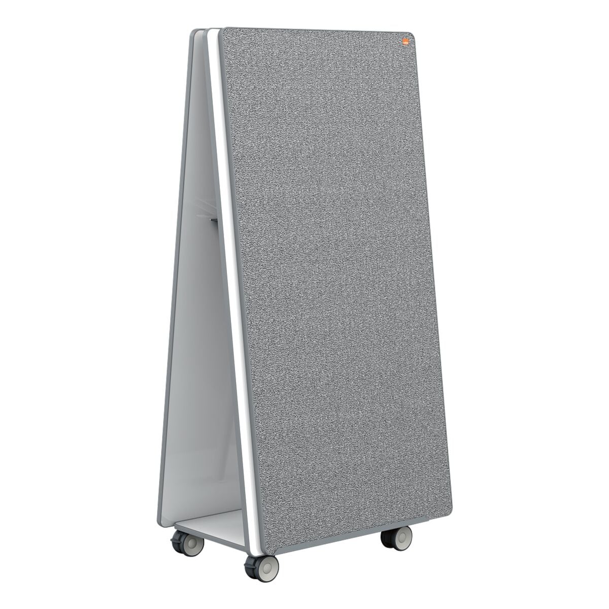Nobo Whiteboard- & Notiztafel-System Move & Meet Stahl / Textil, 90x180 cm