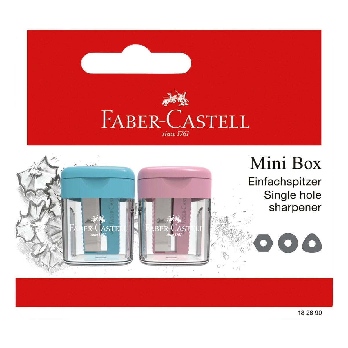Faber-Castell (Schule) 2er-Set Einfachspitzdose »Mini Box«