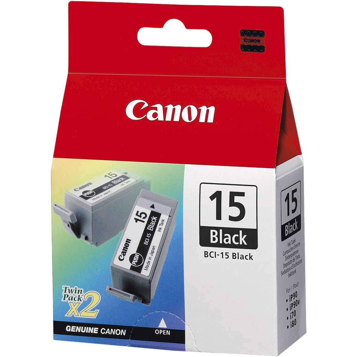 Canon Doppelpack Tintenpatrone »BCI-15 BK«