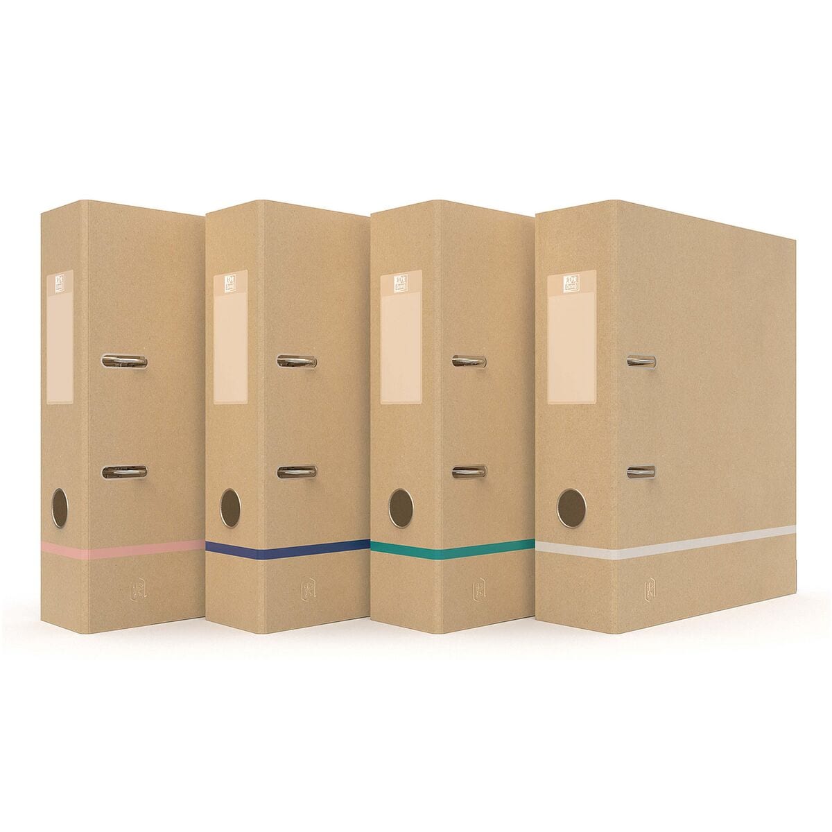 10x Ordner A4 Oxford Touareg breit, einfarbig