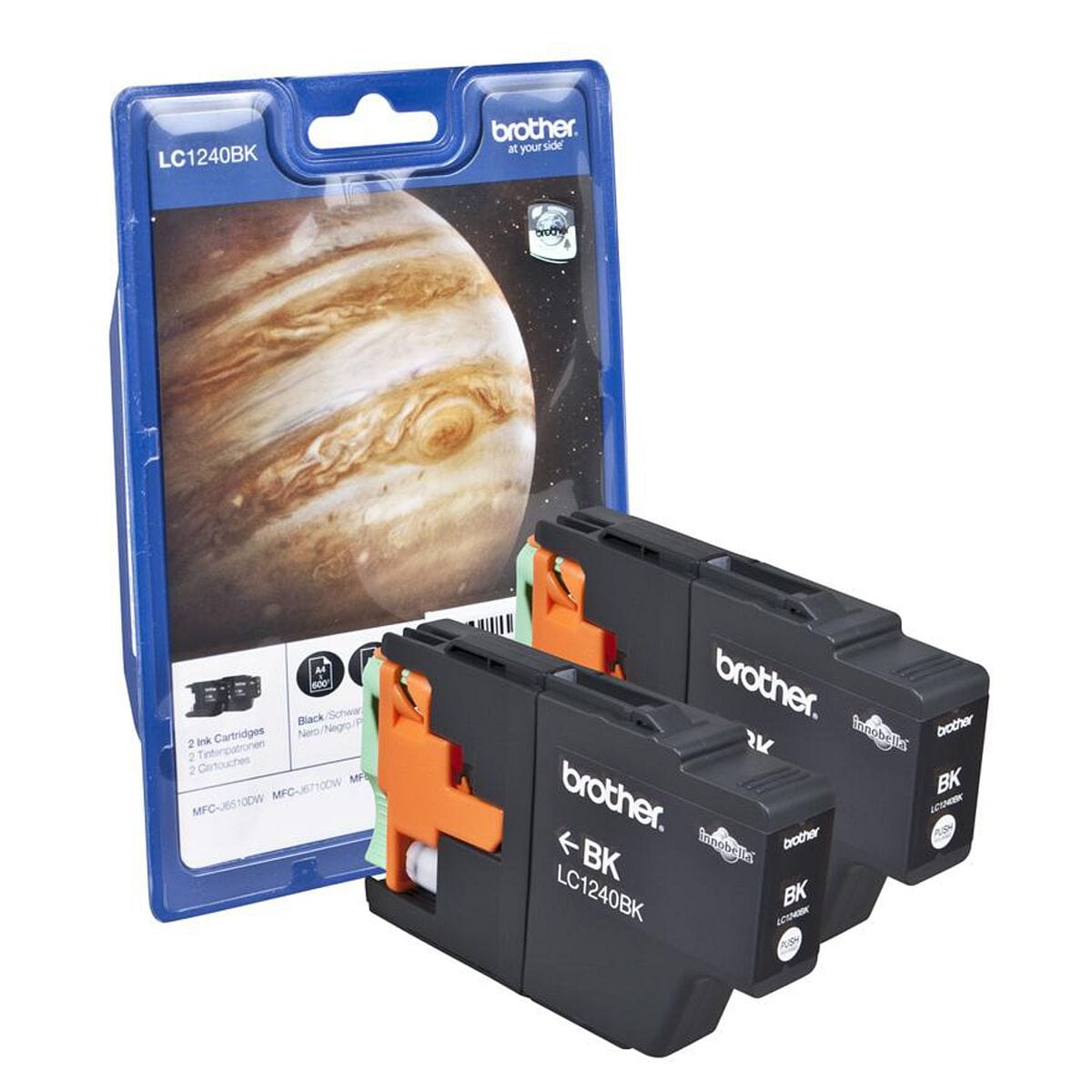 Brother 2er-Pack Tintenpatrone »LC-1240BK Twin Pack«