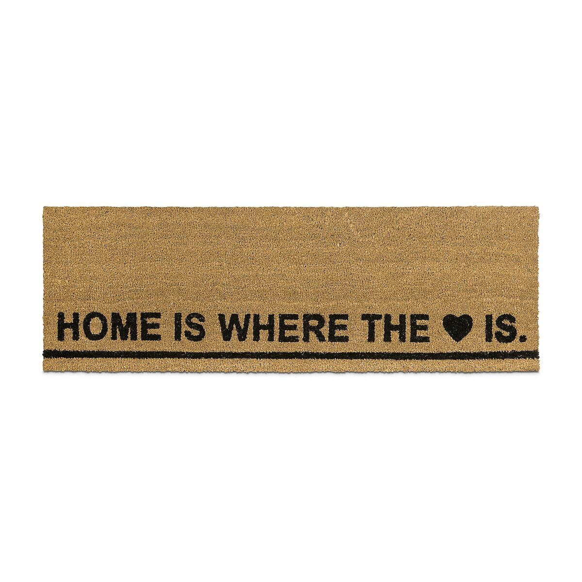relaxdays Fußmatte lang »HOME IS WHERE...« 40x120 cm