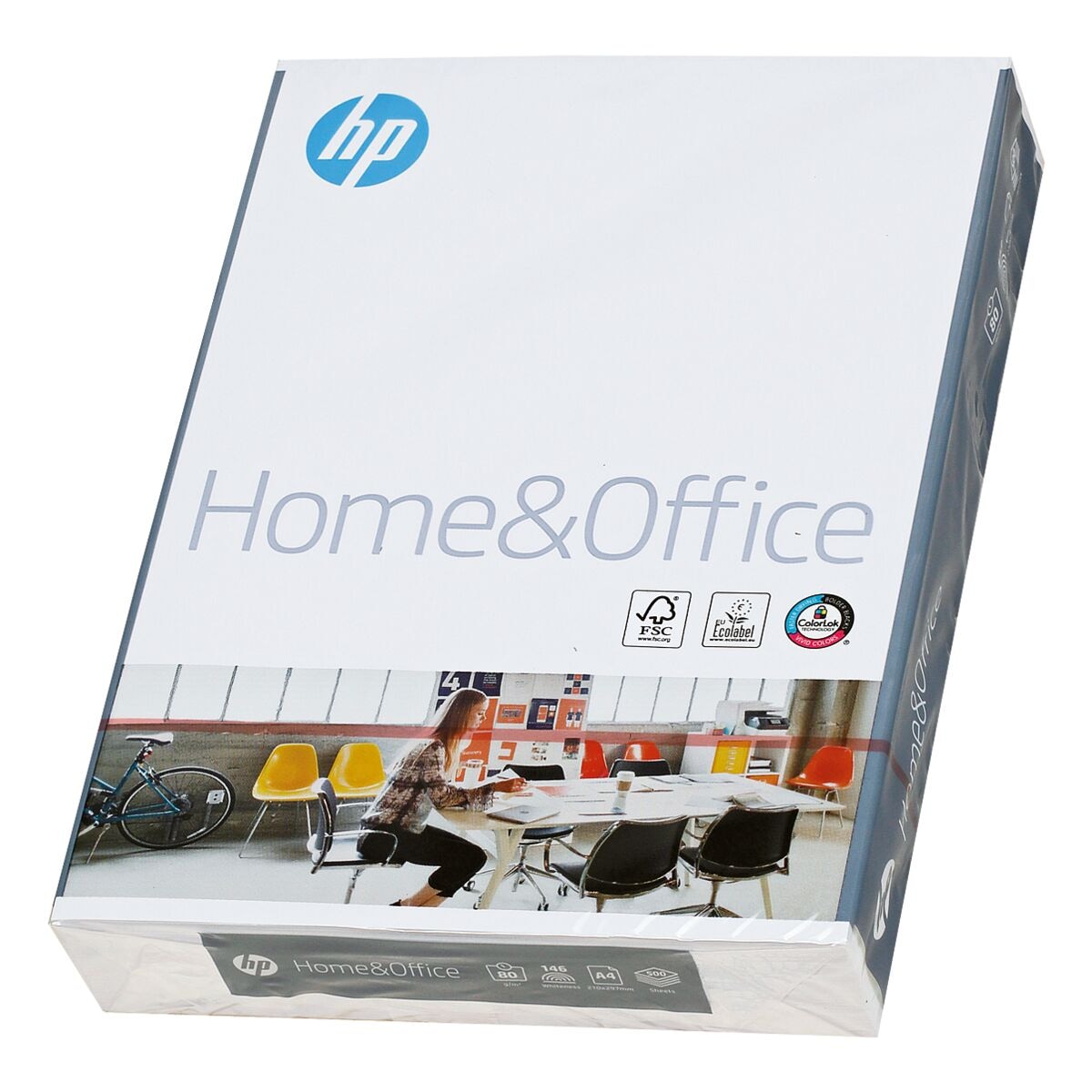 Multifunktionales Druckerpapier A4 HP Home & Office - 500 Blatt gesamt, 80g/qm