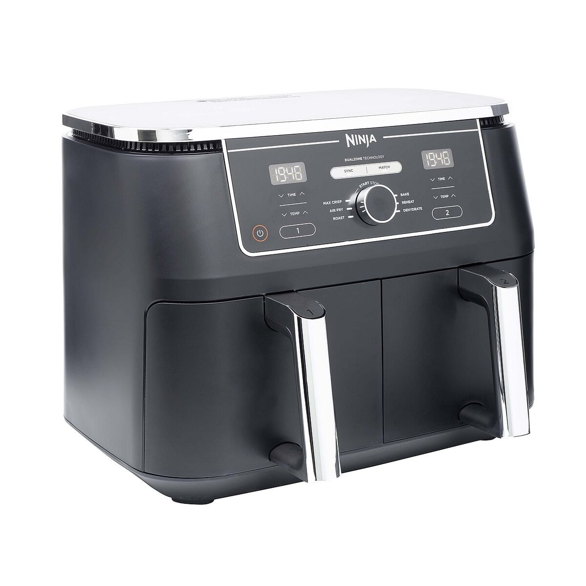 Ninja Heißluftfritteuse »Foodi MAX Dual Zone AF400EU« 9.5 Liter (2x 4.75)