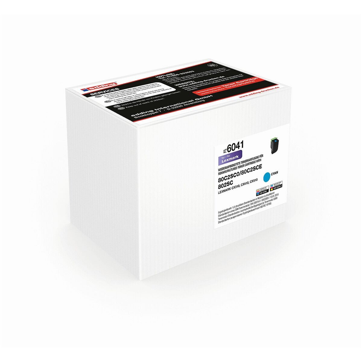 Edding Toner ersetzt Lexmark »80C2SC0« cyan