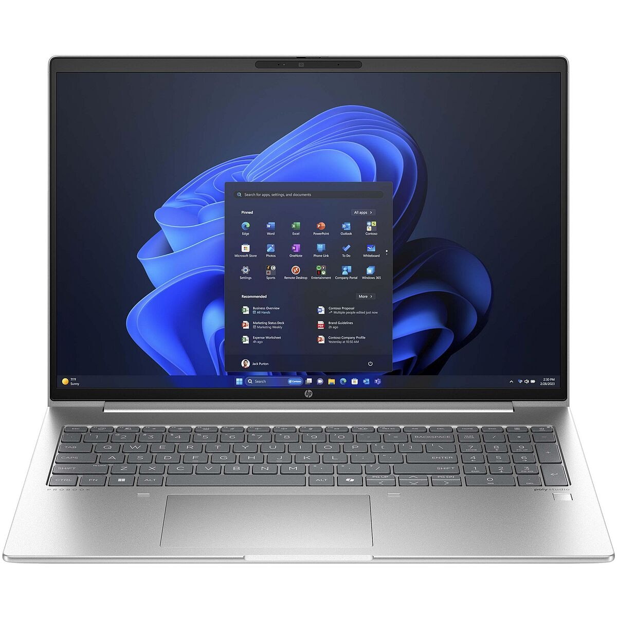 HP Notebook ProBook 460 G11 9C0H8EA#ABD, Display 40,6 cm (16''), Intel® Core™ Ultra 7 155H, 32 GB RAM, 1 TB SSD, Microsoft Windows 11 Pro