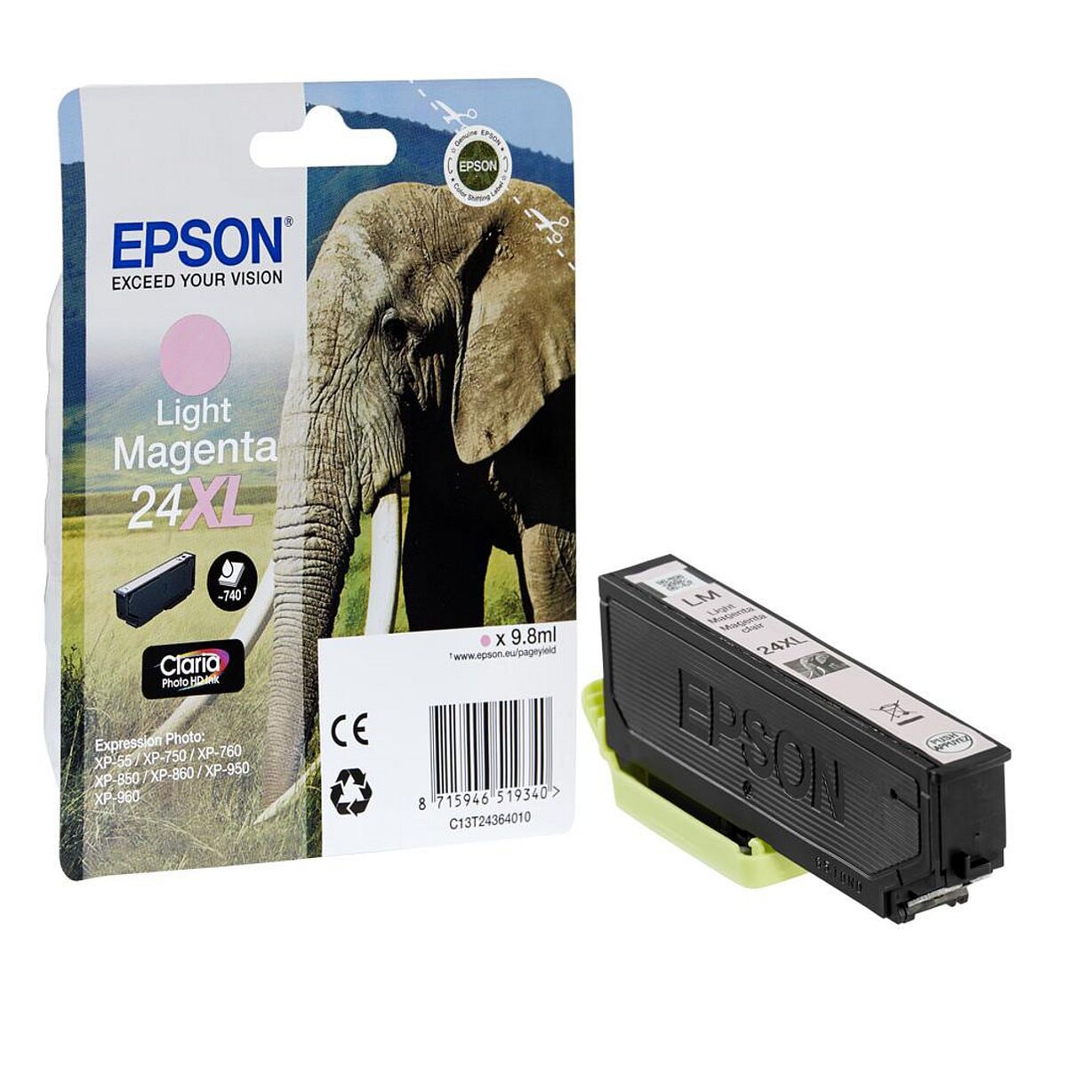 Epson Tintenpatrone »24XL / T2436XL« C13T24364012