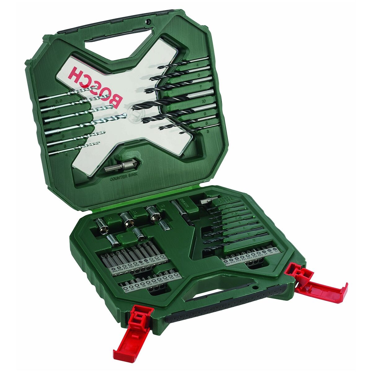 BOSCH Bohrer- und Bit-Set X-Line Classic 60-teilig