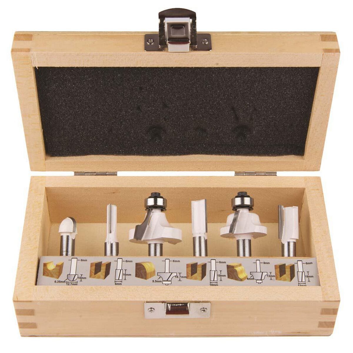 makita Fräser-Set »D-53540« 6-teilig