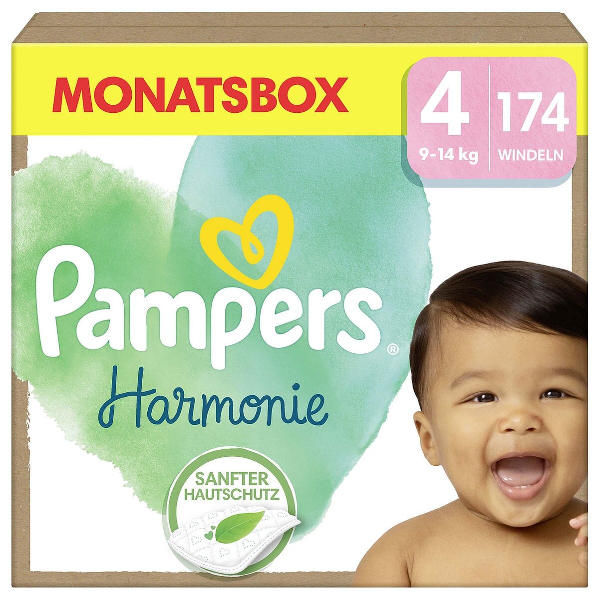 Pampers Windeln »Harmonie™« Gr.4 (9-14 kg) 174 Stück