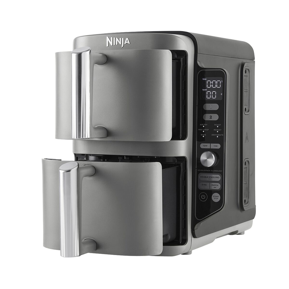 Ninja Heißluftfritteuse platzsparend »Double Stack XL SL400EU« 9.5 Liter (2x 4.75)