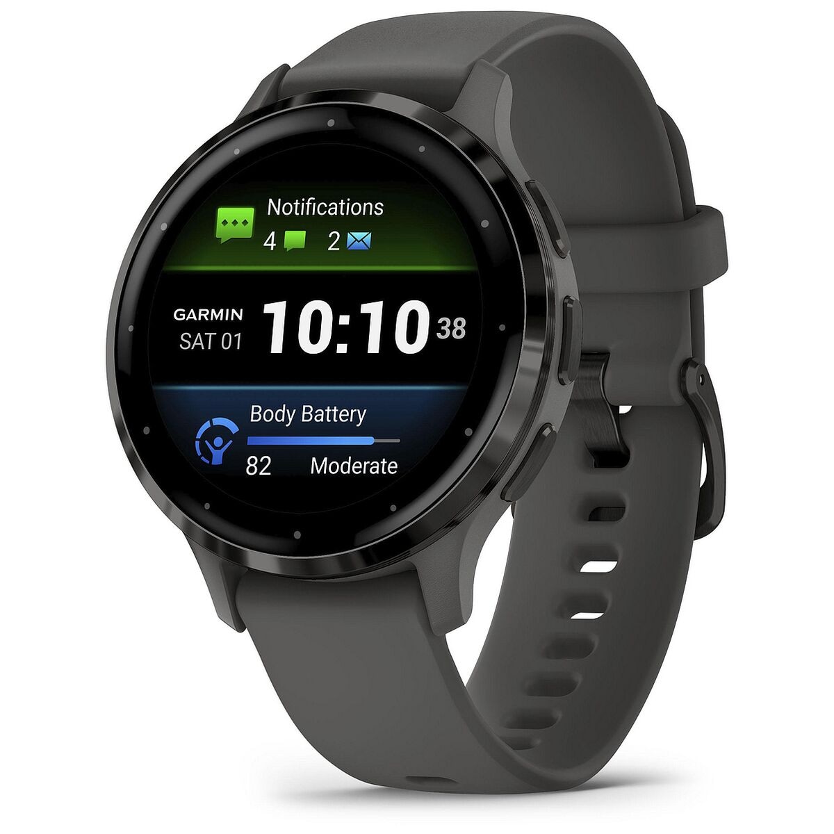 GARMIN Venu 3S kieselgrau, schiefergrau kieselgrau, schiefergrau Smartwatch