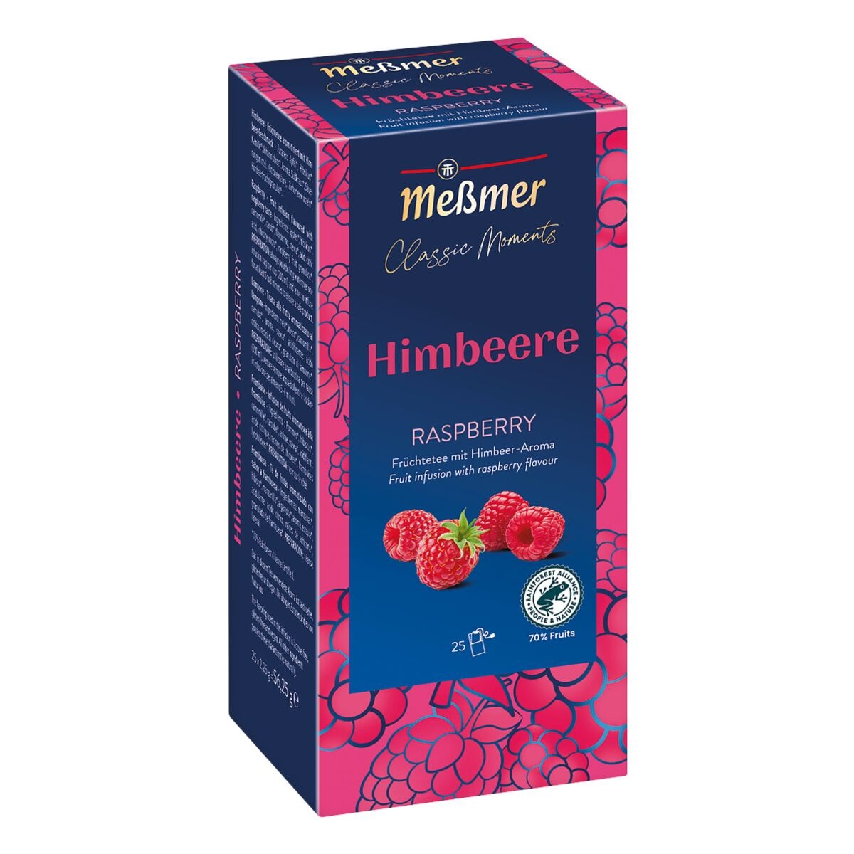 Meßmer Früchtetee »Classic Moments Himbeere« 25 Stück, Tassenportion