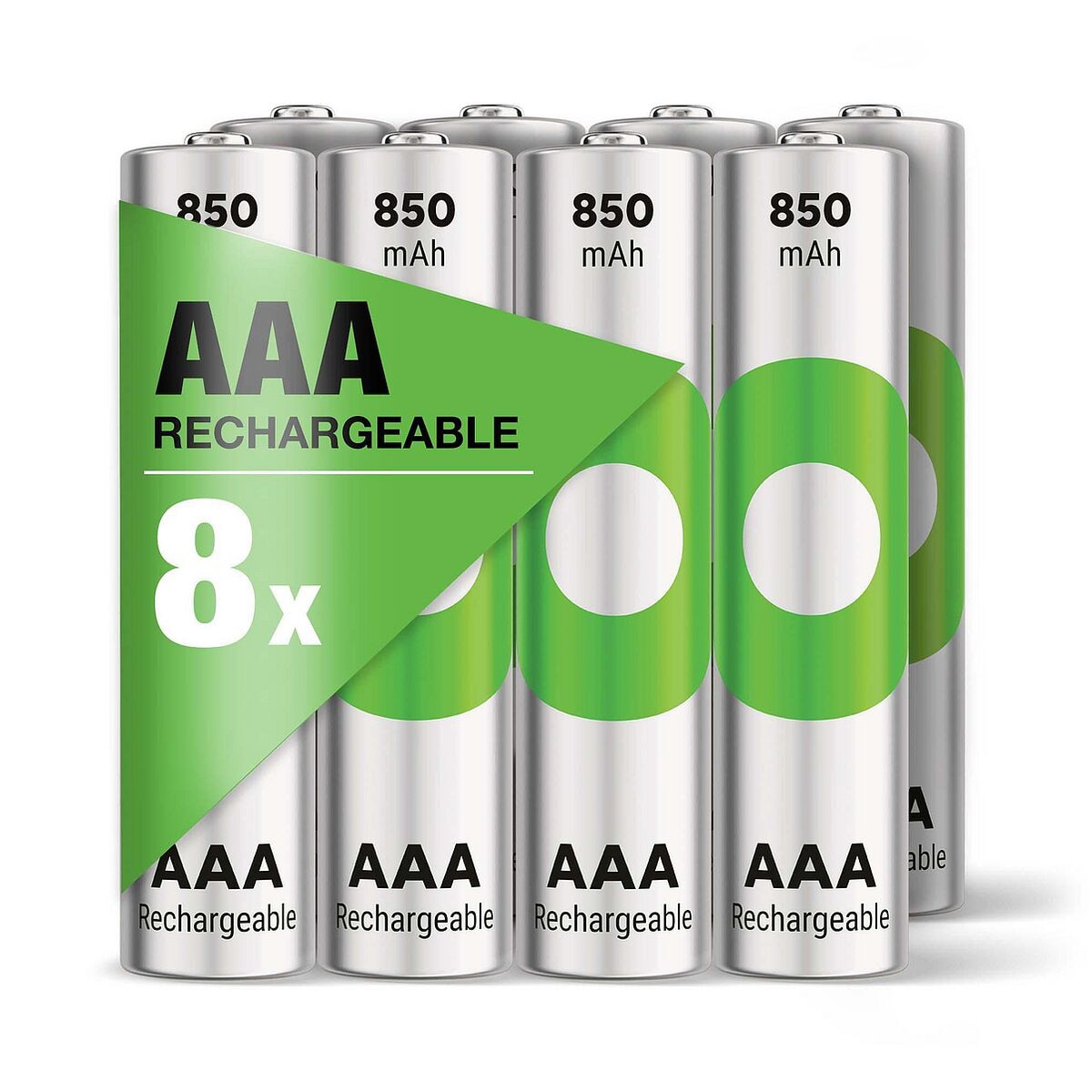 GP Lighting 8x Akku »ReCyko« Micro AAA 850 mAh