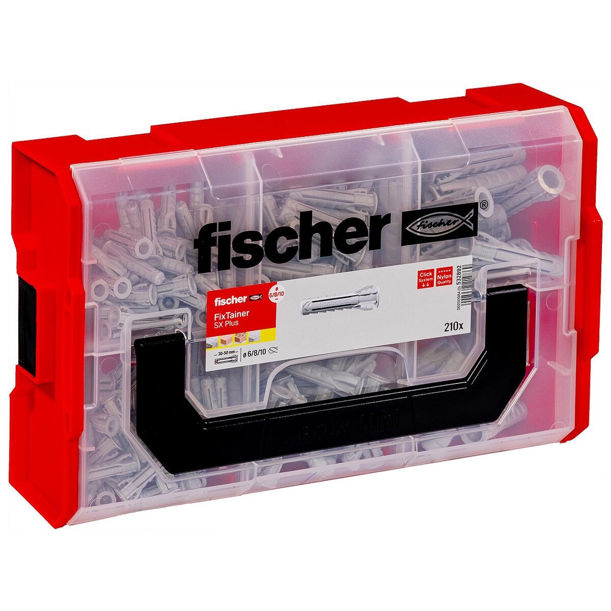 fischer Spreizdübel-Sortiment »FixTainer - SX Plus« 210 Stück