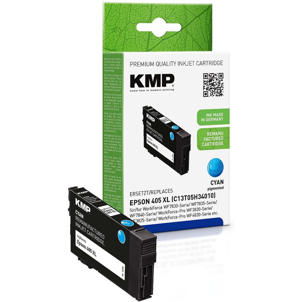 KMP Tintenpatrone ersetzt Epson »405XL« cyan