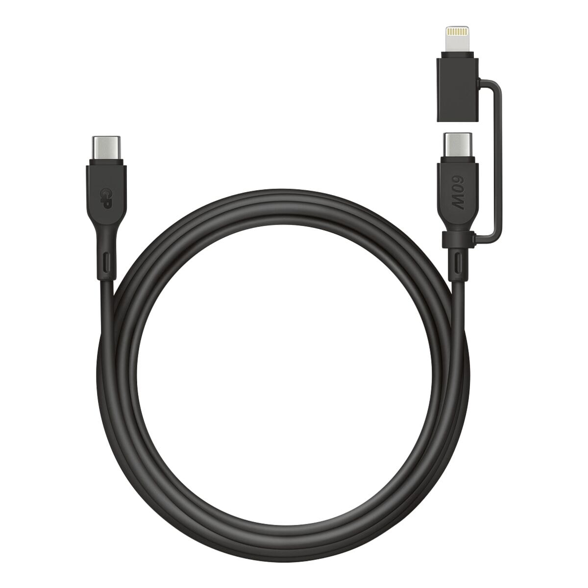 GP Batteries 2-in1-Adapter USB-C auf Lightning/USB-C