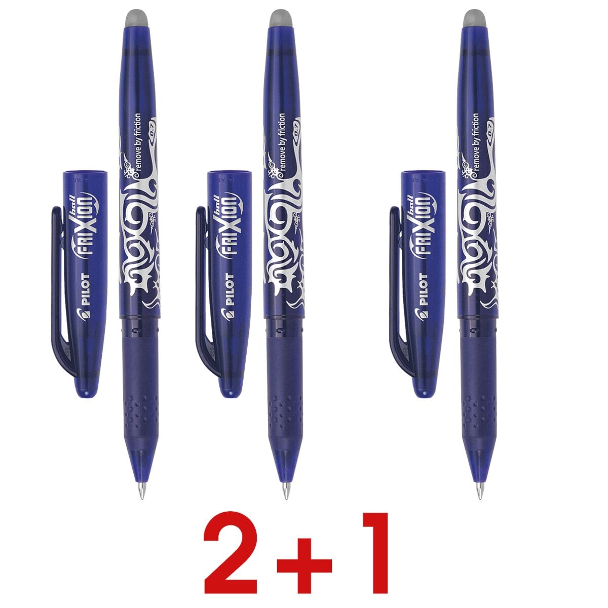 2+1 Aktion: Tintenroller Pilot FriXion Ball 0.7 blau, radierbar