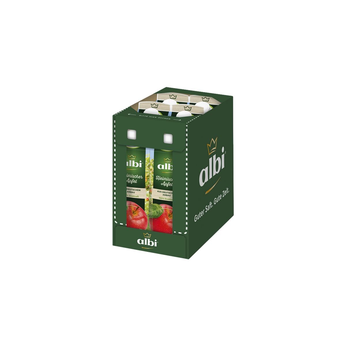 Albi 6er-Pack Fruchtsaft »Apfel Direktsaft naturtrüb« 1 Liter