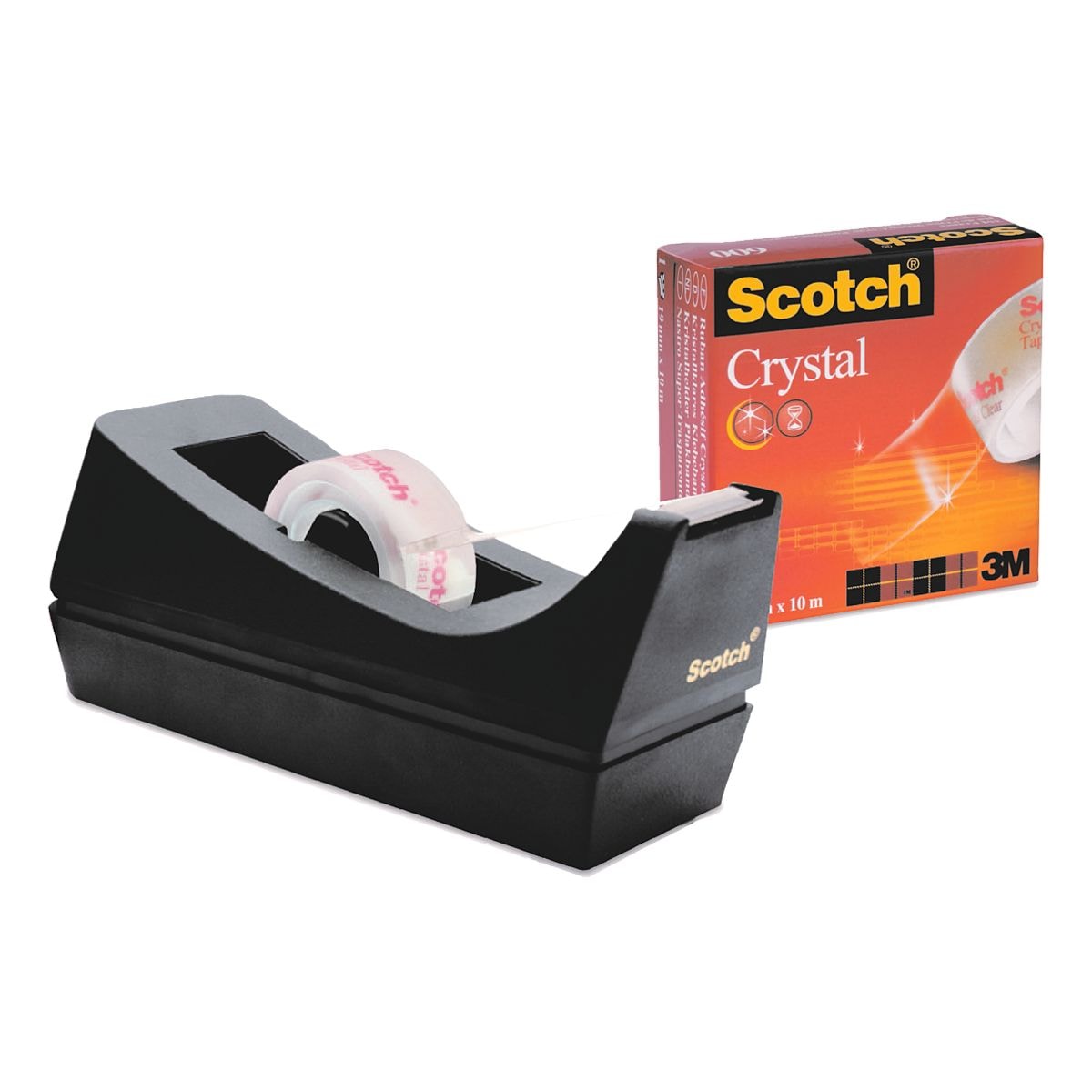 Scotch Tischabroller-Set C38 + Crystal Clear Tape 600
