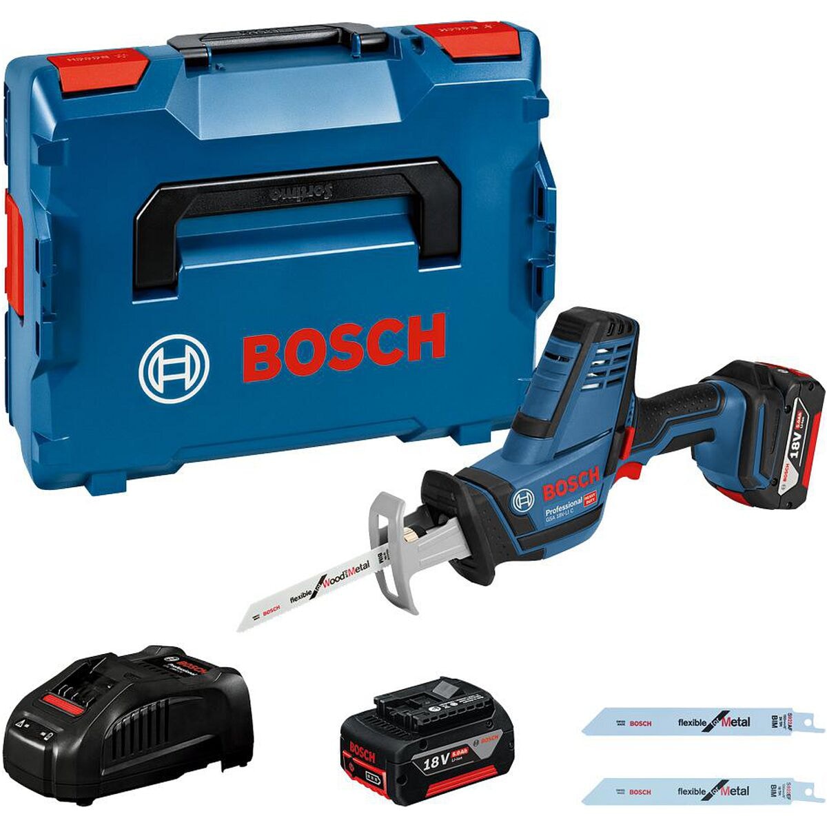 BOSCH Akku-Säbelsäge Set »GSA 18V-LI C«