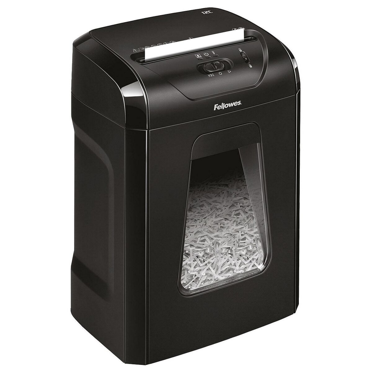 Aktenvernichter Fellowes Powershred 12C, Sicherheitsstufe 4, Partikelschnitt, bis 11 Blatt