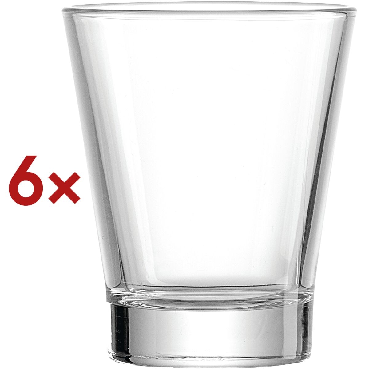 Ritzenhoff & Breker Wasserglas Caffeino 90 ml 6 Stück