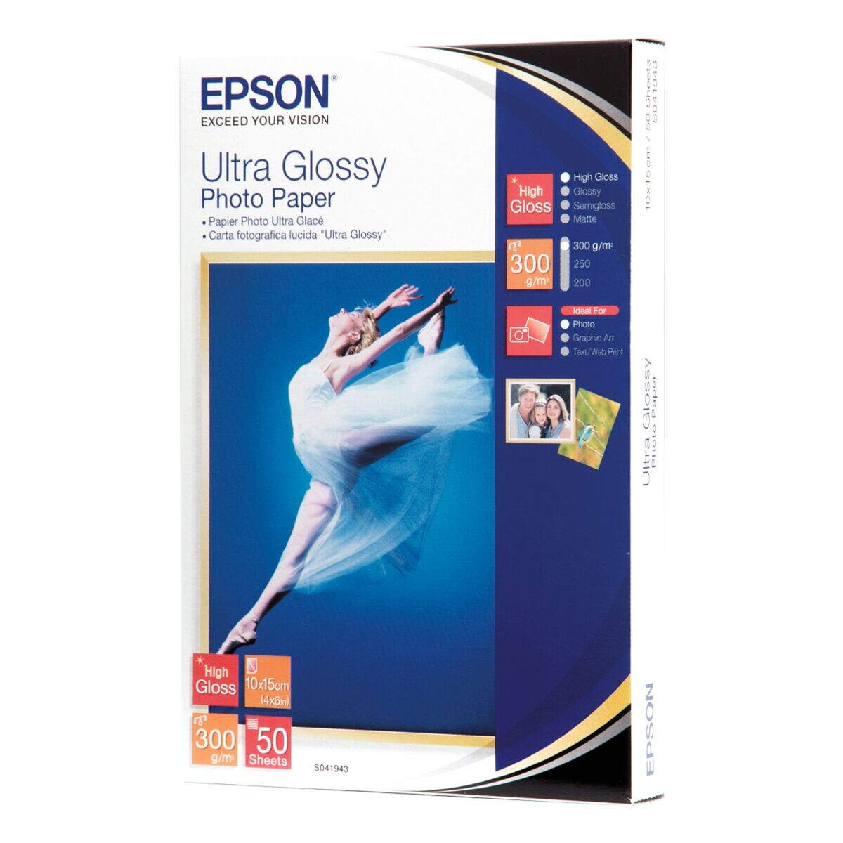 Epson Fotopapier Ultra Glossy Photo Paper 10x15 50 Blatt