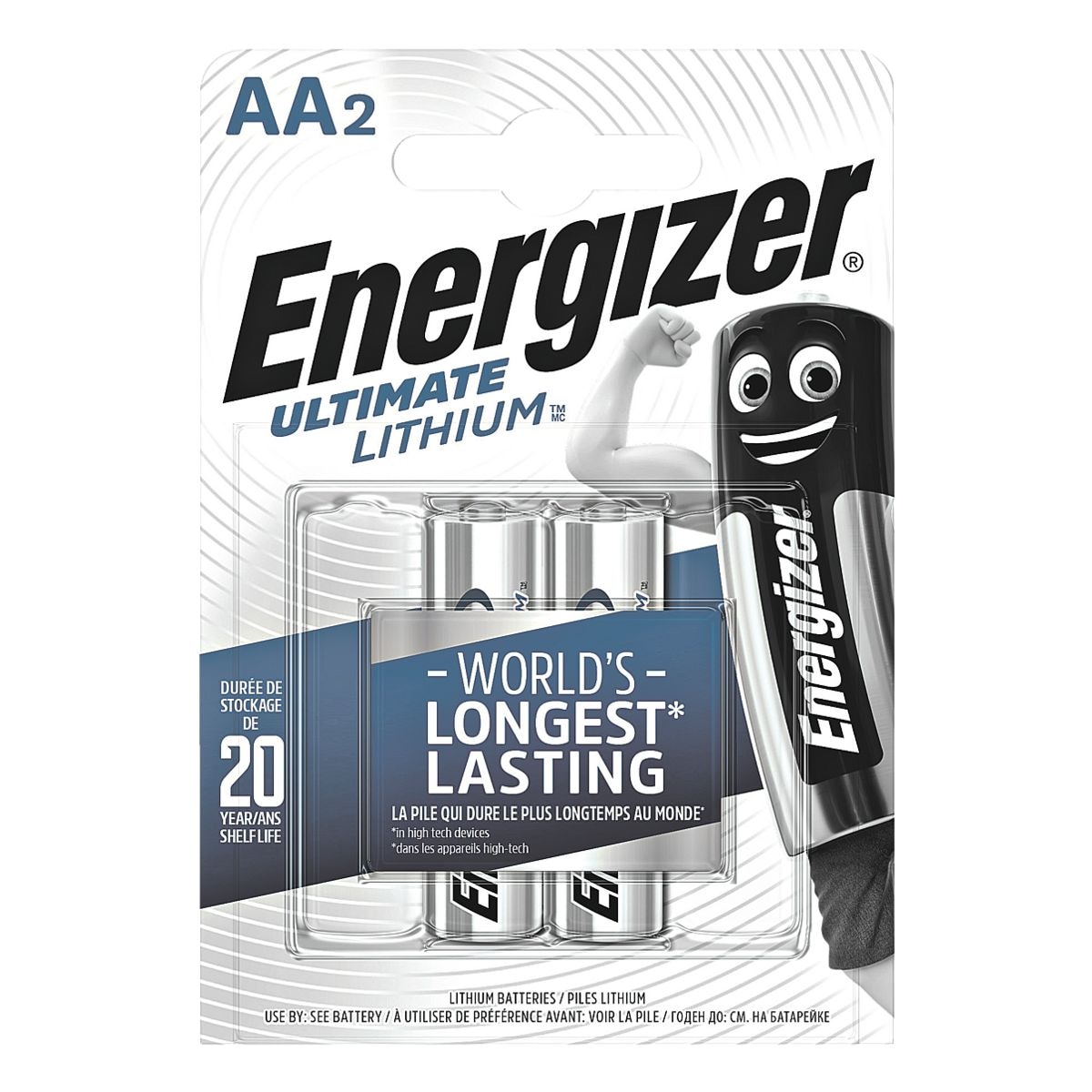 Energizer 2er-Pack Batterien Ultimate Lithium Mignon / AA / FR6