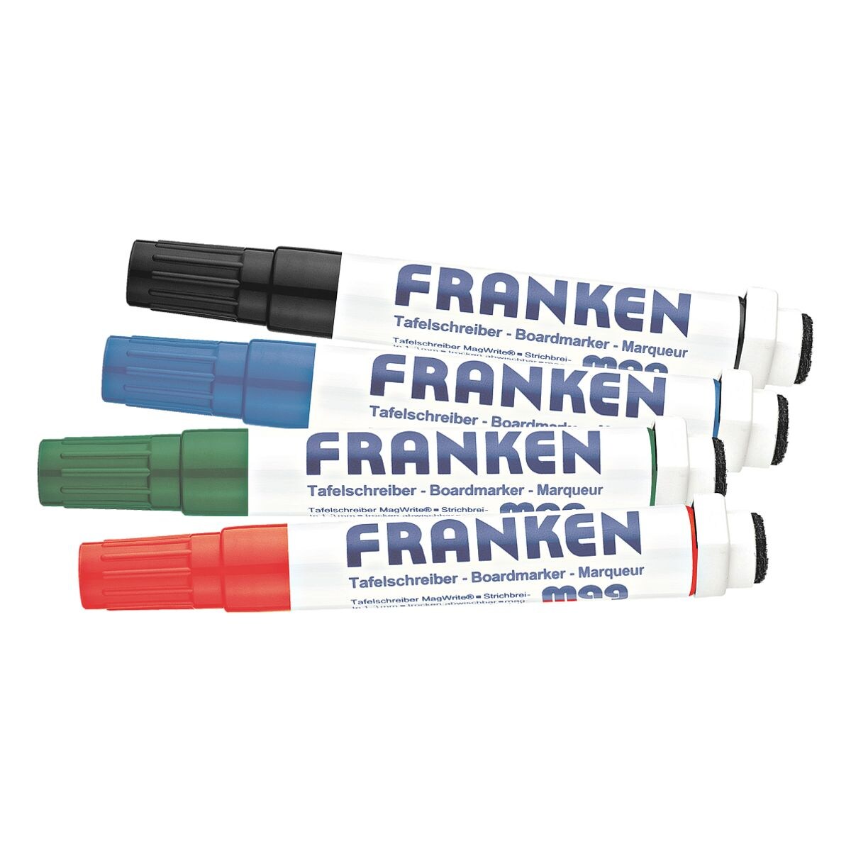 Franken 4er-Pack Whiteboard-Marker KombiMarker Z1703