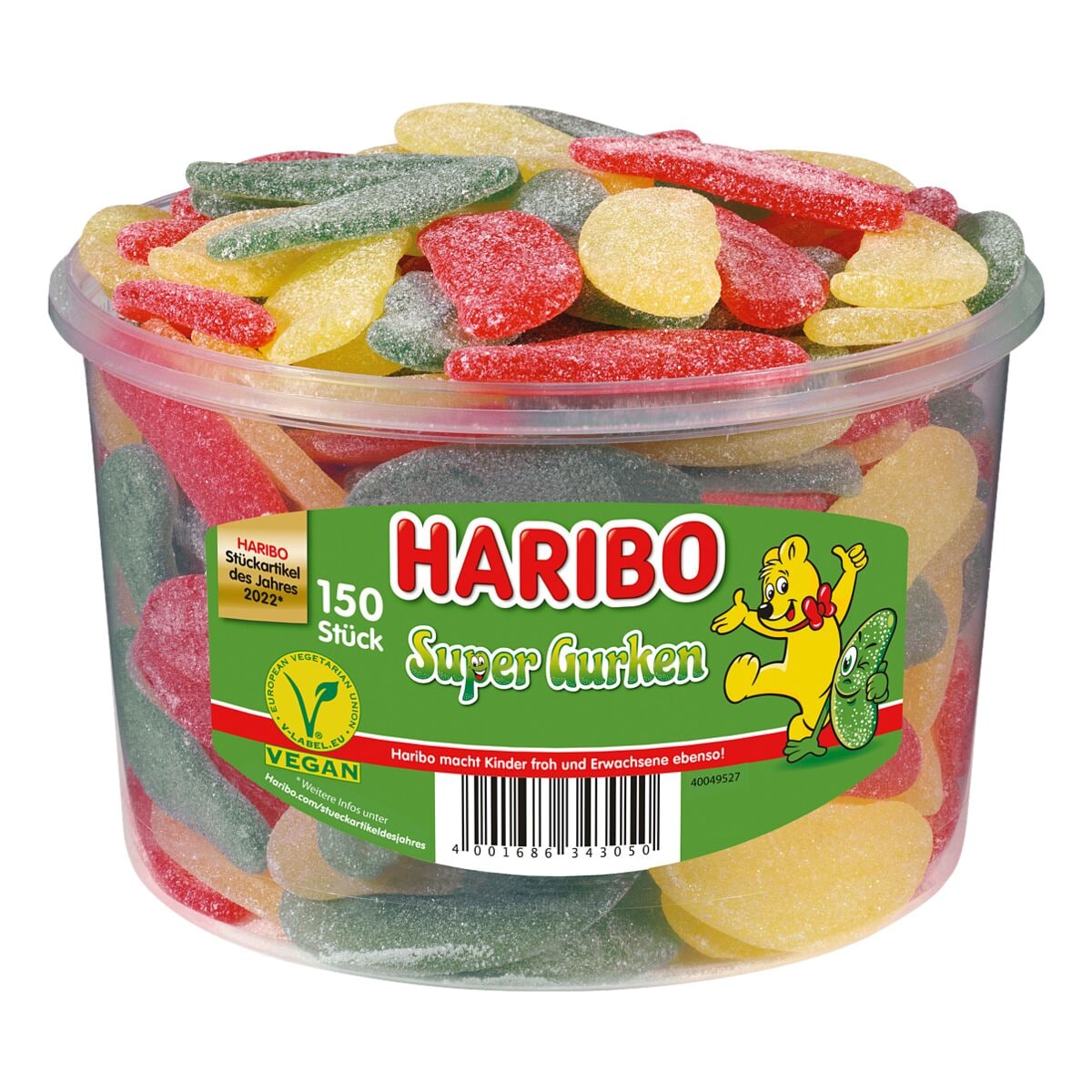 Haribo Fruchtgummi Super Gurken