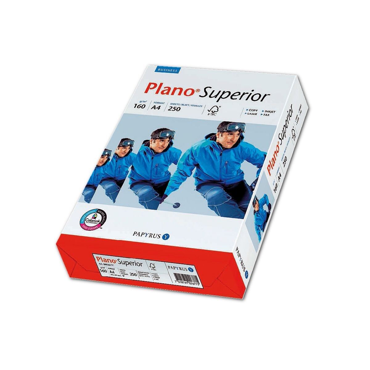 Multifunktionales Druckerpapier A4 Plano Superior - 250 Blatt gesamt