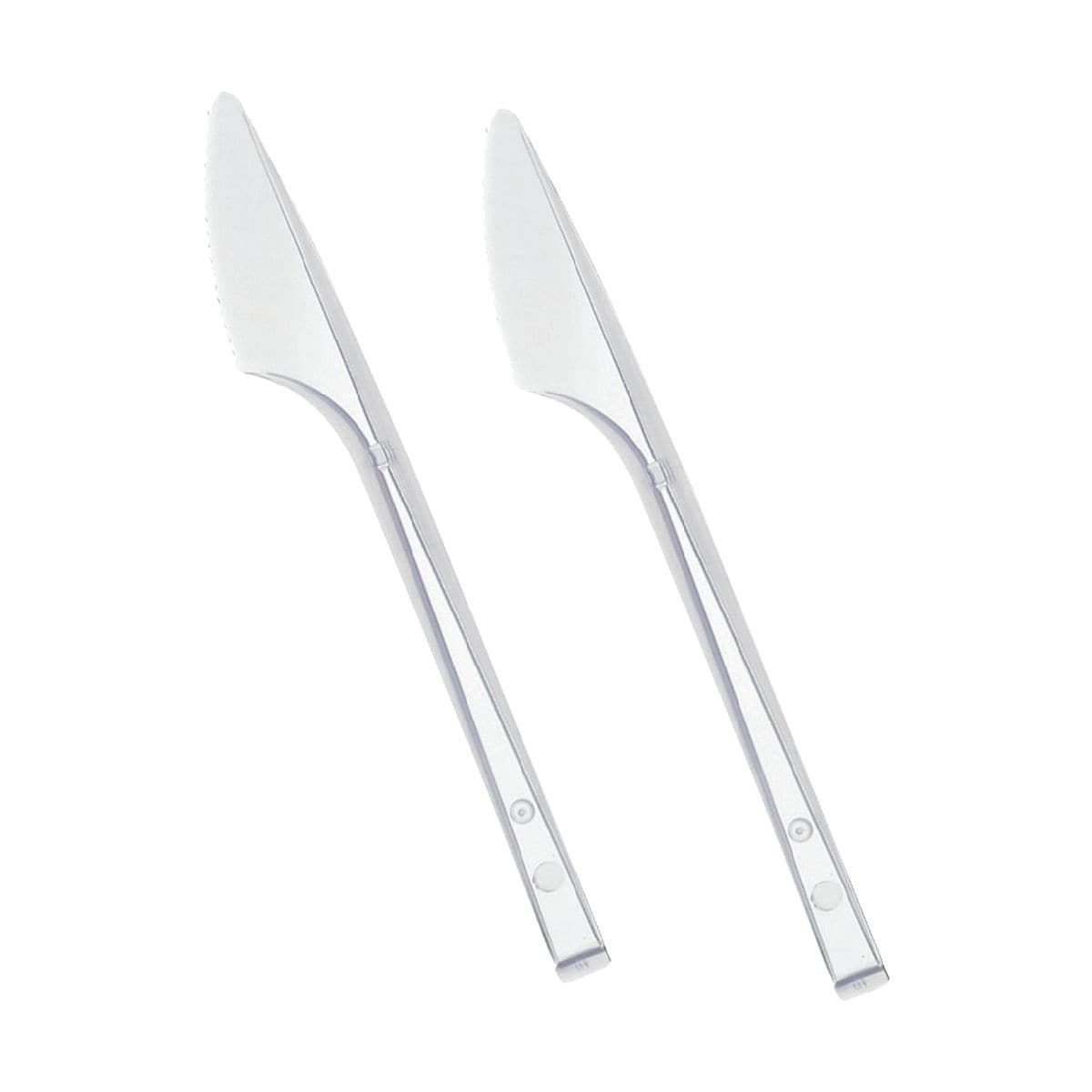 Papstar Einweg-Messer (transparent)