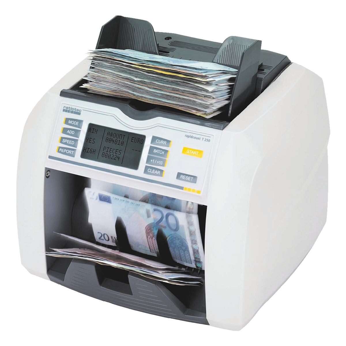 ratiotec Banknotenzählmaschine »rapidcount T 200«