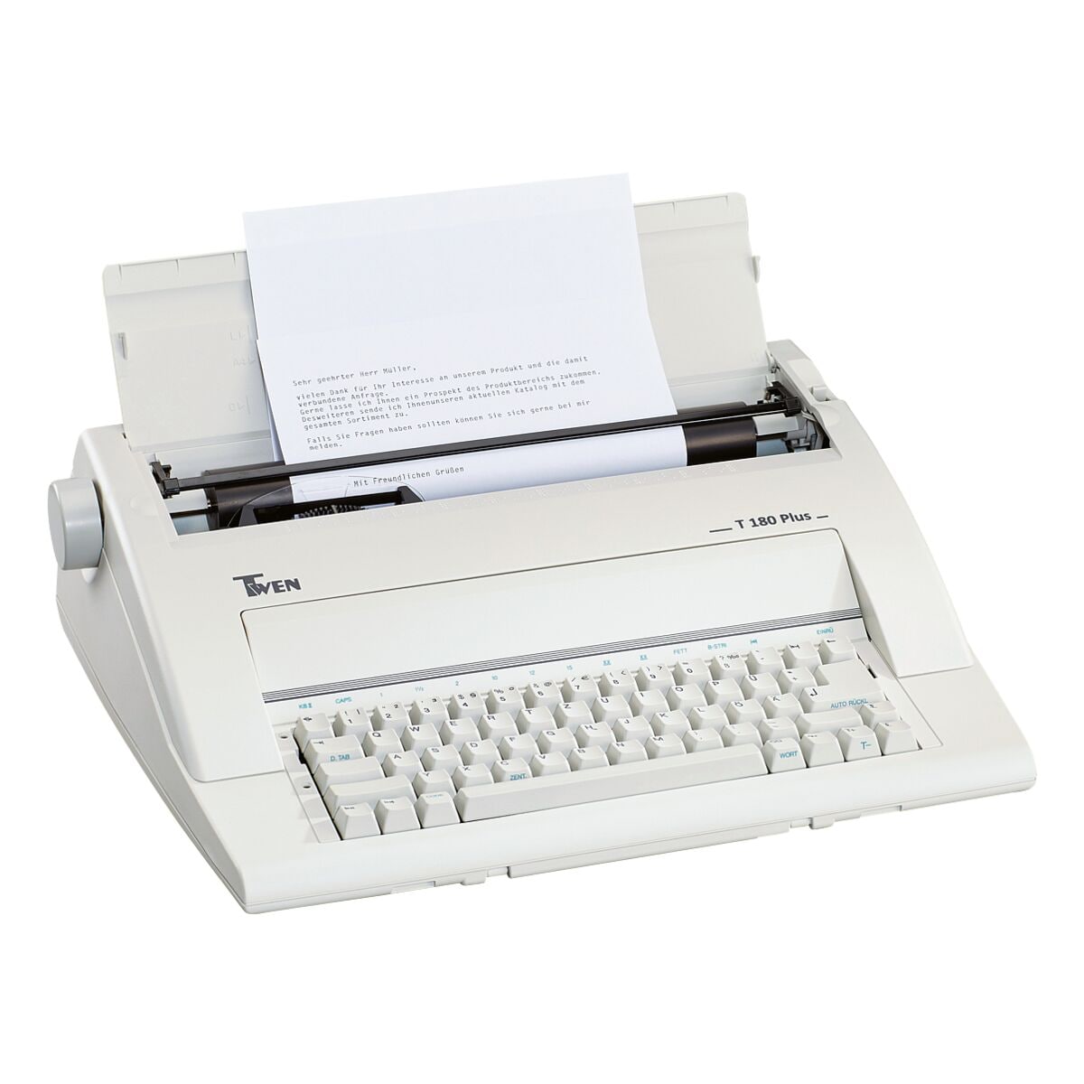 TWEN Elektronische Schreibmaschine T 180 plus
