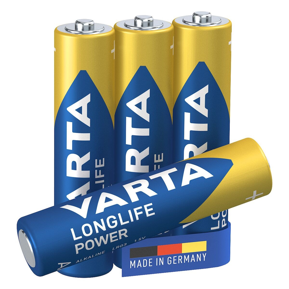 Varta 4er-Pack Batterien LONGLIFE Power Micro / AAA / LR03