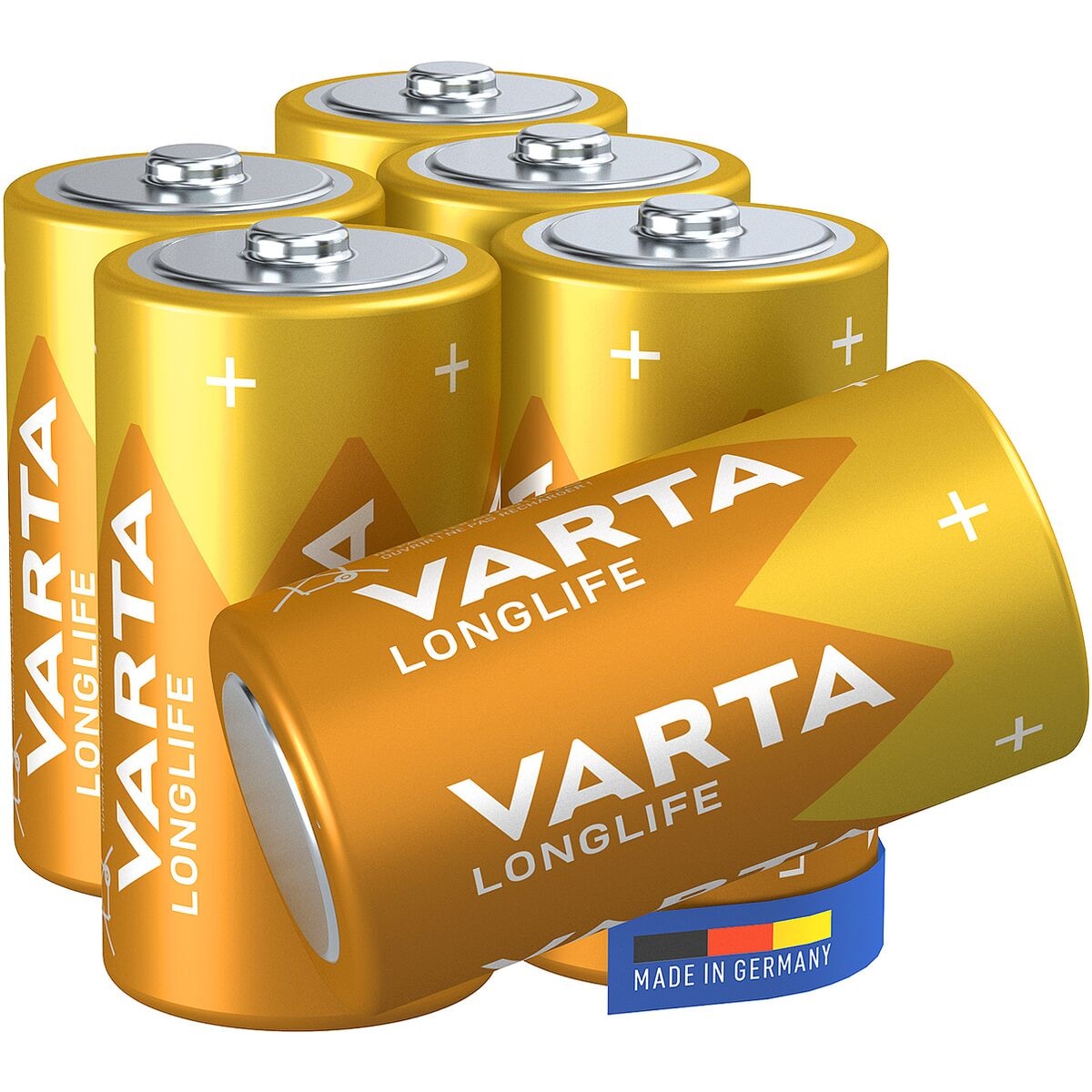 Varta 6er-Pack Batterien »LONGLIFE« Baby / C / LR14