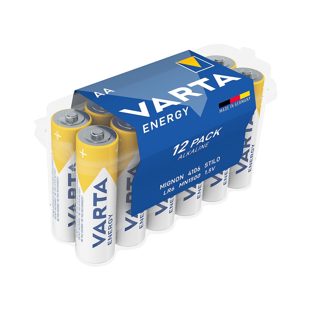 Varta 12er-Pack Batterien »Energy« Mignon / AA / LR06