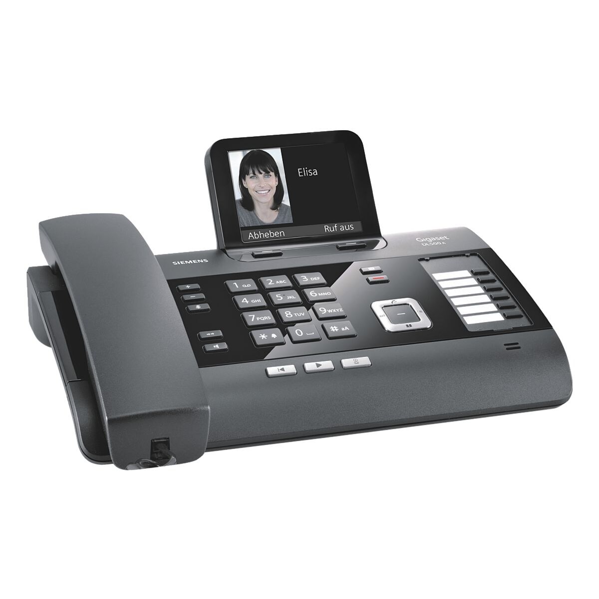 Zerone Festnetztelefon Mit Anrufer-ID - Schnurgebundenes Telefon Für Zuhause & Büro In Weiß