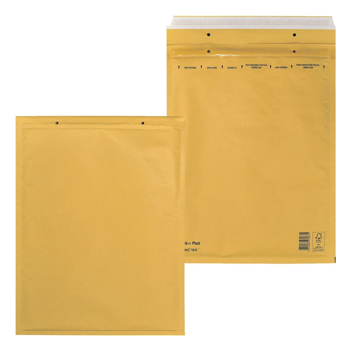 Mailmedia 100 Stck Luftpolster-Versandtaschen Airpoc, 29,2x37 cm, im Gropack