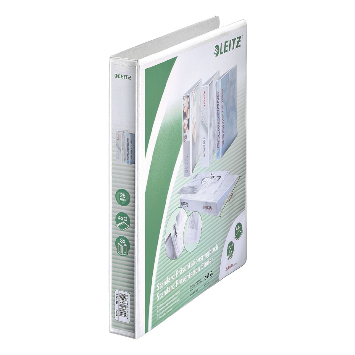 Leitz Präsentationsringbuch »4284« 4 Ringe, A4 Maxi, Rückenbreite 44 mm