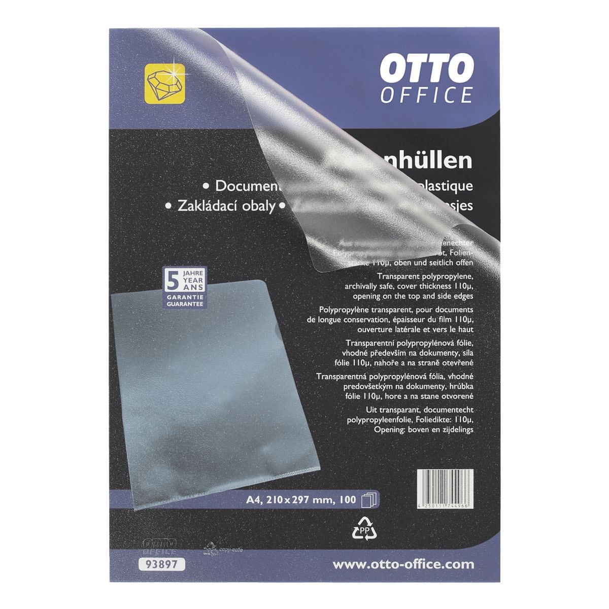 OTTO Office Premium 100er-Pack Sichthllen Premium - genarbt