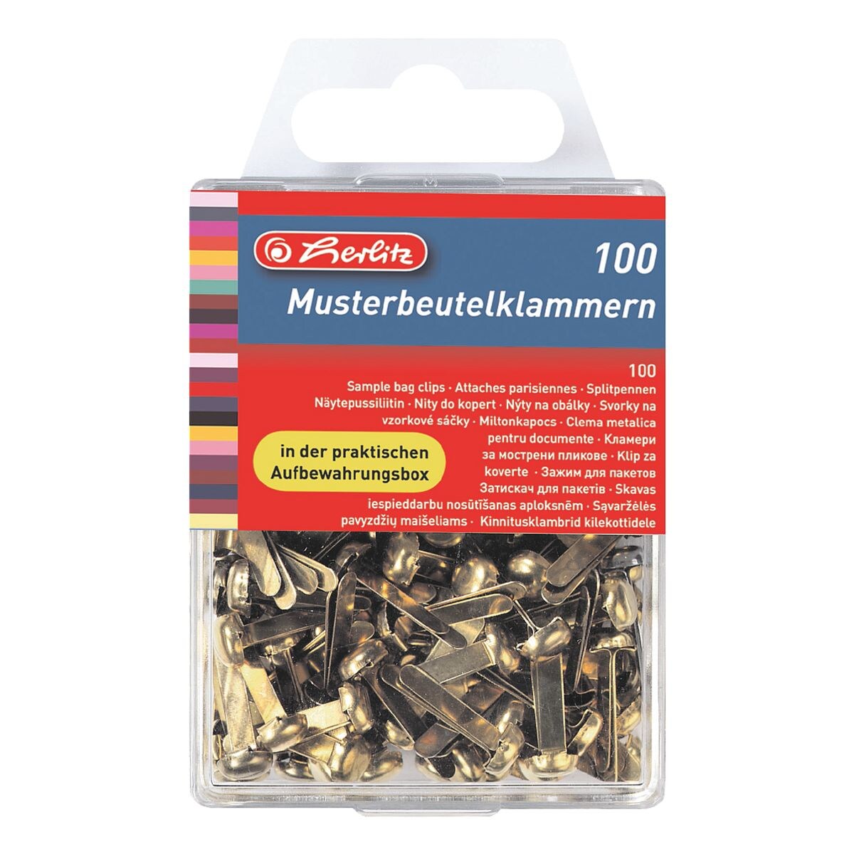 Herlitz Musterbeutel-Klammern