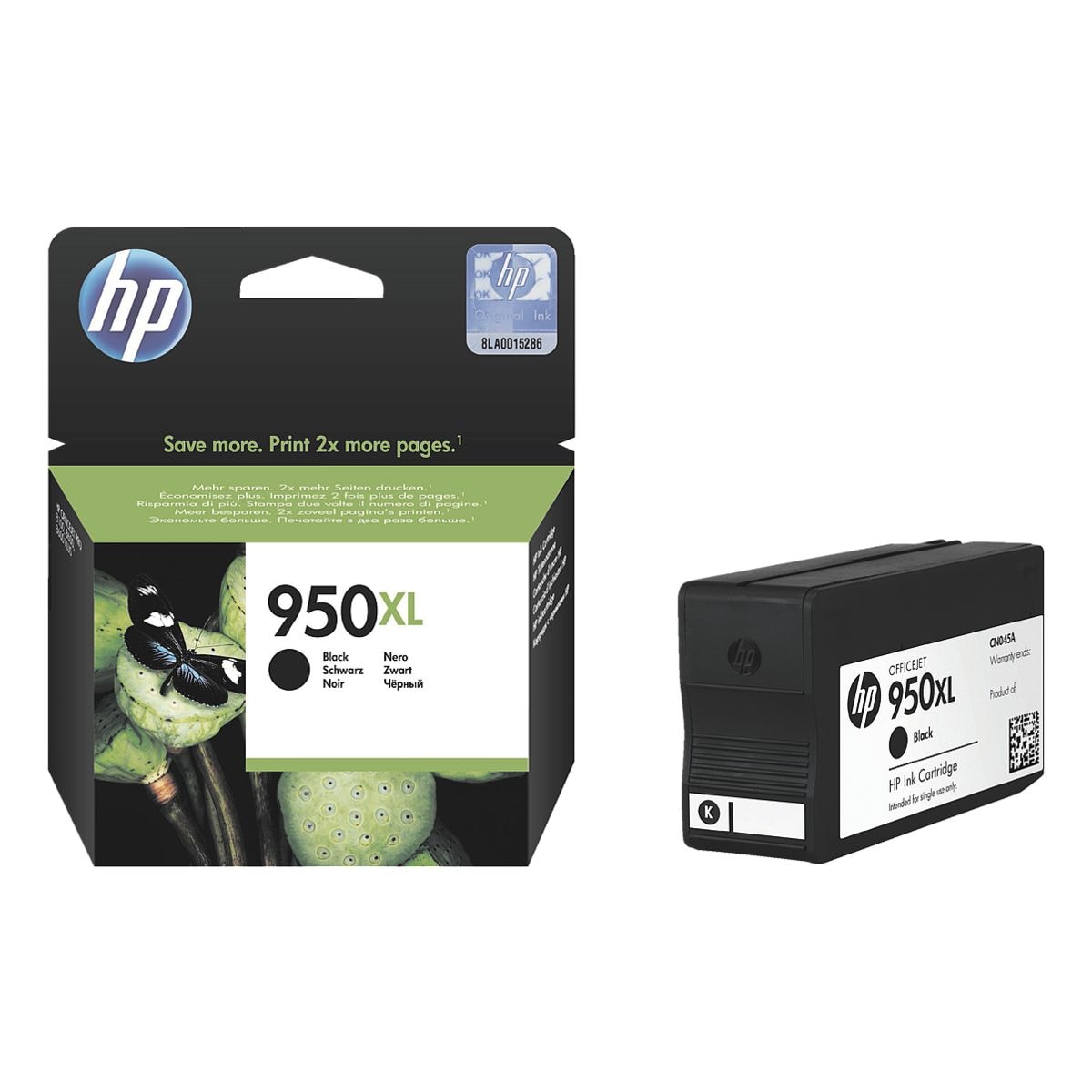 HP Tintenpatrone HP 950XL, schwarz - CN045AE