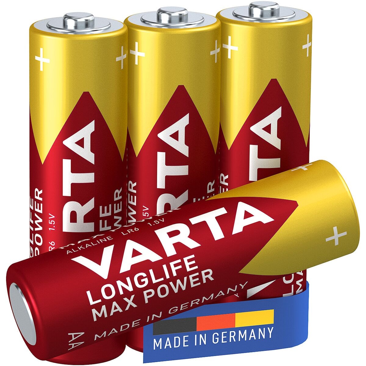 Varta 4er-Pack Batterien LONGLIFE Max Power Mignon / AA / LR06