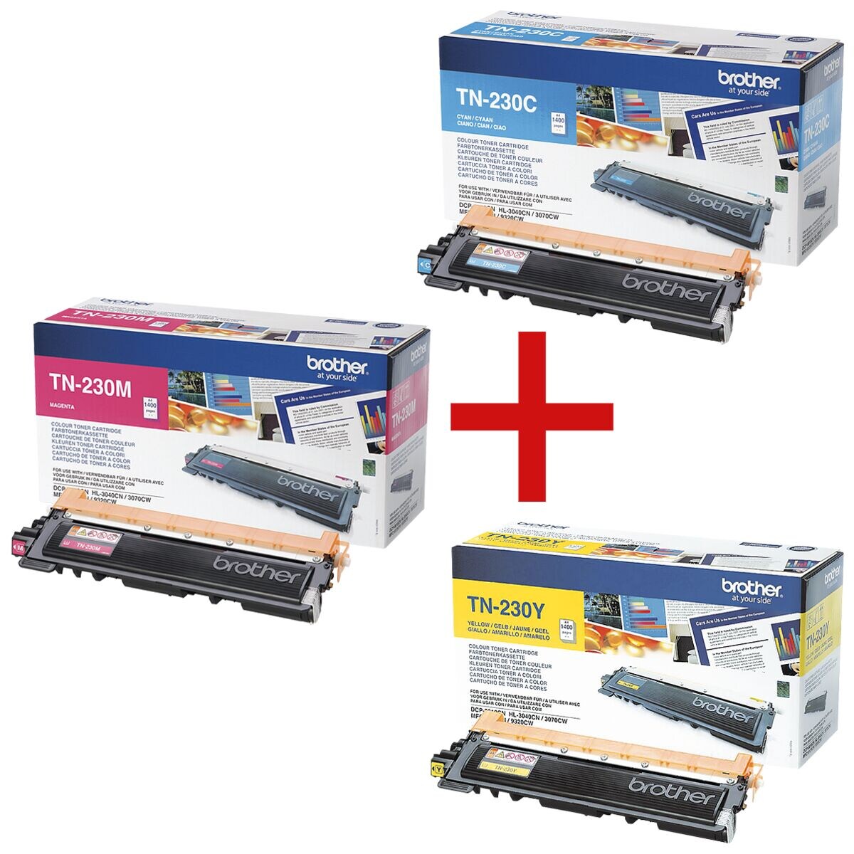 Brother Toner-Set »TN-230C/M/Y«