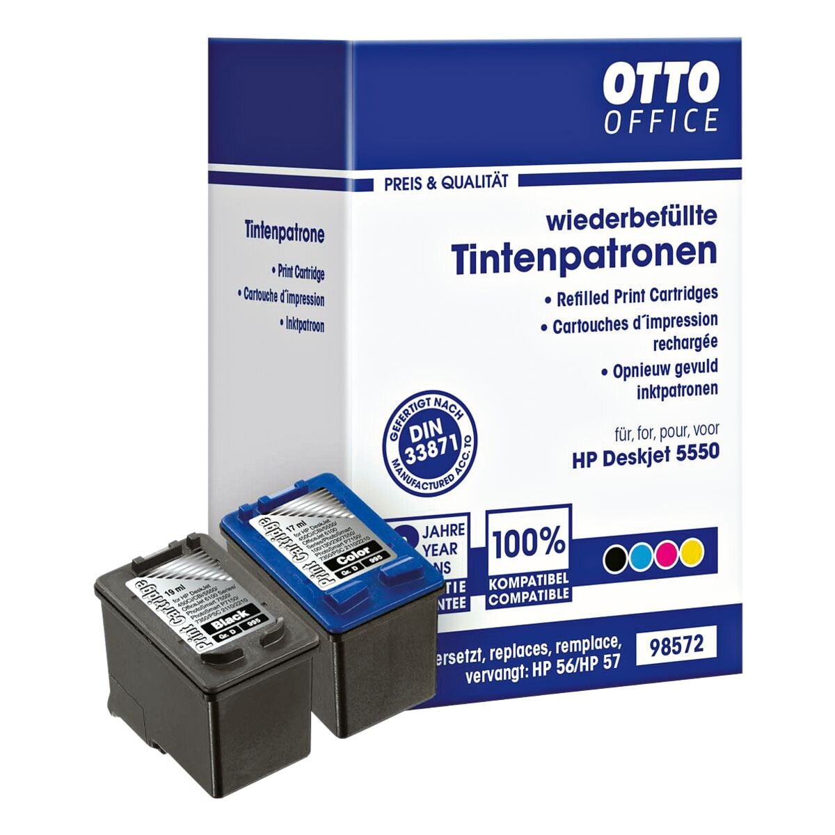 OTTO Office Tintenpatronen-Set ersetzt HP SA342AE Nr. 56 / 57