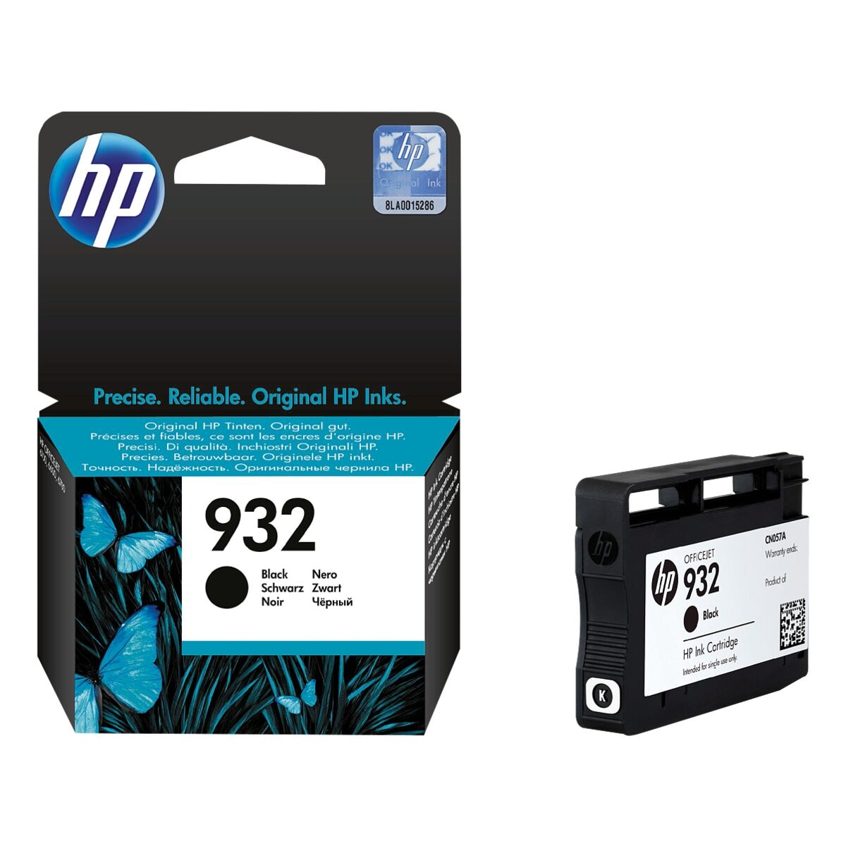 HP Tintenpatrone HP 932, schwarz - CN057AE